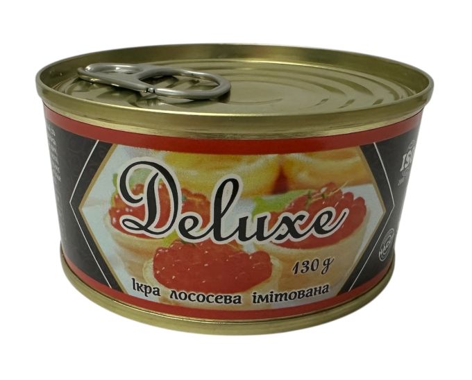 Ікра червона Deluxe 130гр Україна