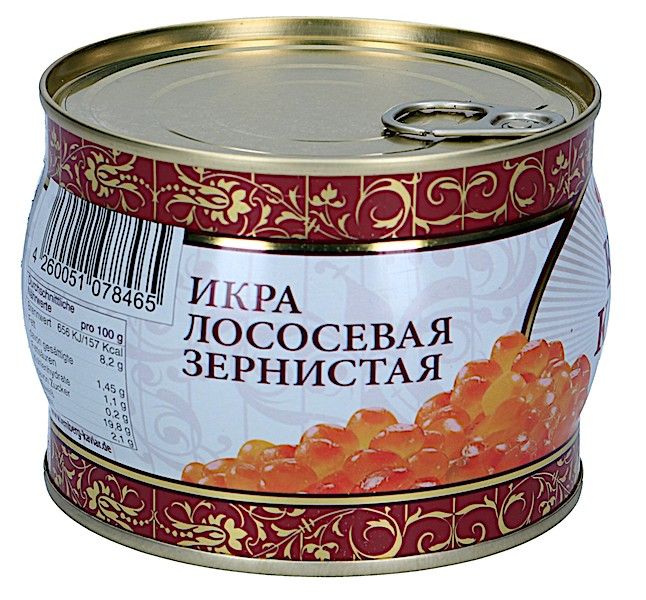 Икра Кеты 500г Лемберг Лососевая