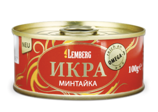 Ікра Мінтайка 100гр Lemberg