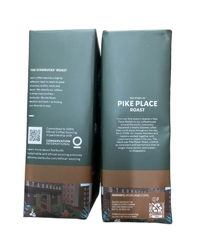 Кава PIKE PLACE Starbucks 510г мелена
